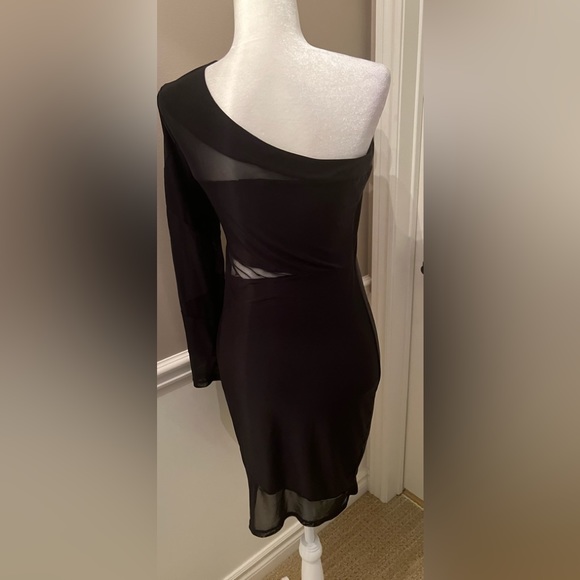 Eye Catching Black Bodycon Dress - Picture 3 of 3